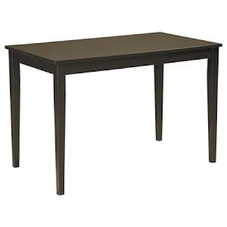 Contemporary Rectangular Dining Room Table